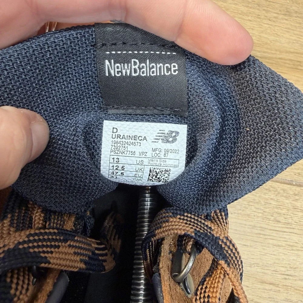 New Balance Men's Rainer Brown Trail Boots URAINECA Size 13D